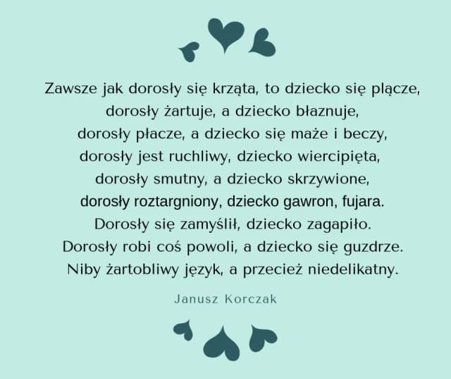 Janusz Korczak jak kochać dziecko cytaty, które zmienią twoje podejście do wychowania Janusz Korczak jak kochać dziecko cytaty, które zmienią twoje podejście do wychowania
